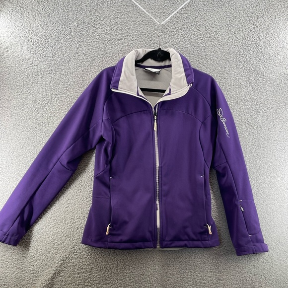 Salomon Secured Zip Ski Winter Jacket Climapro 10,000 Lined - Picture 1 of 8